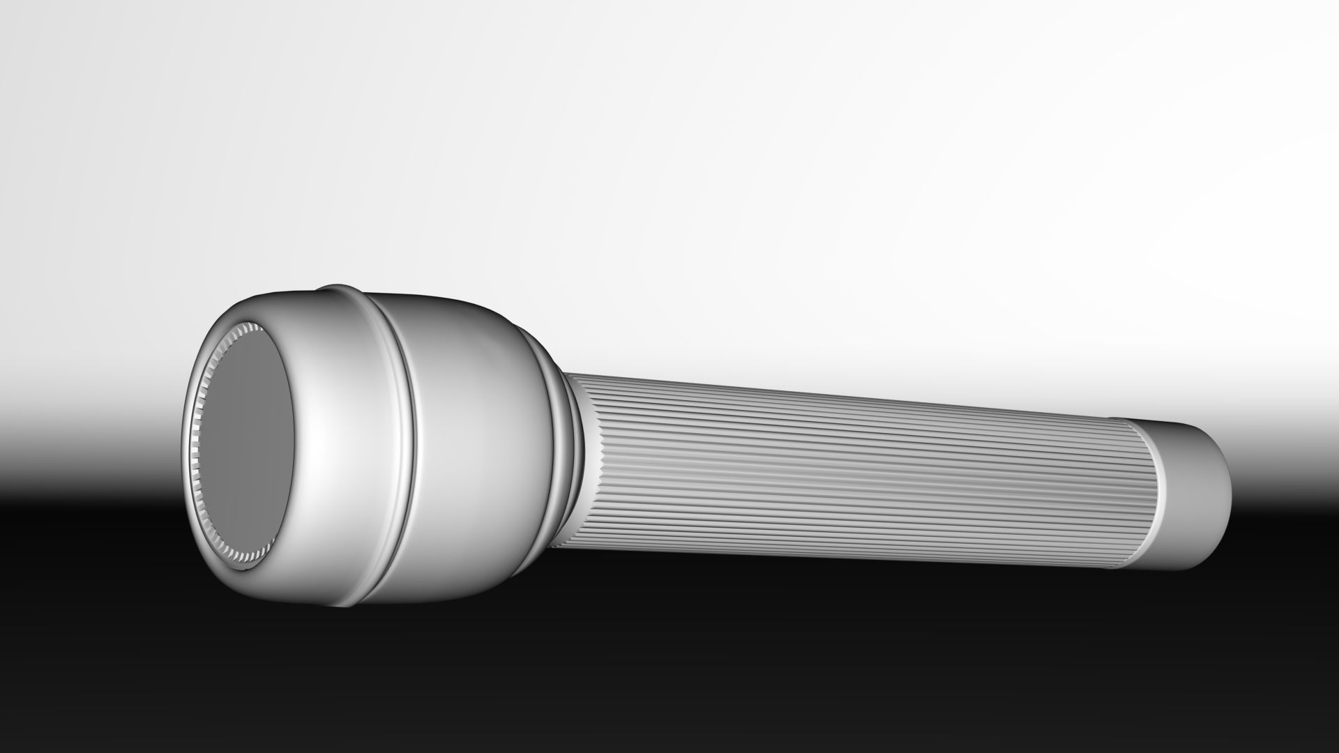 Torch Low-poly 3D model_1