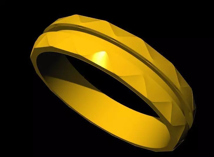 plain Ring 3dm file 3D print model_0