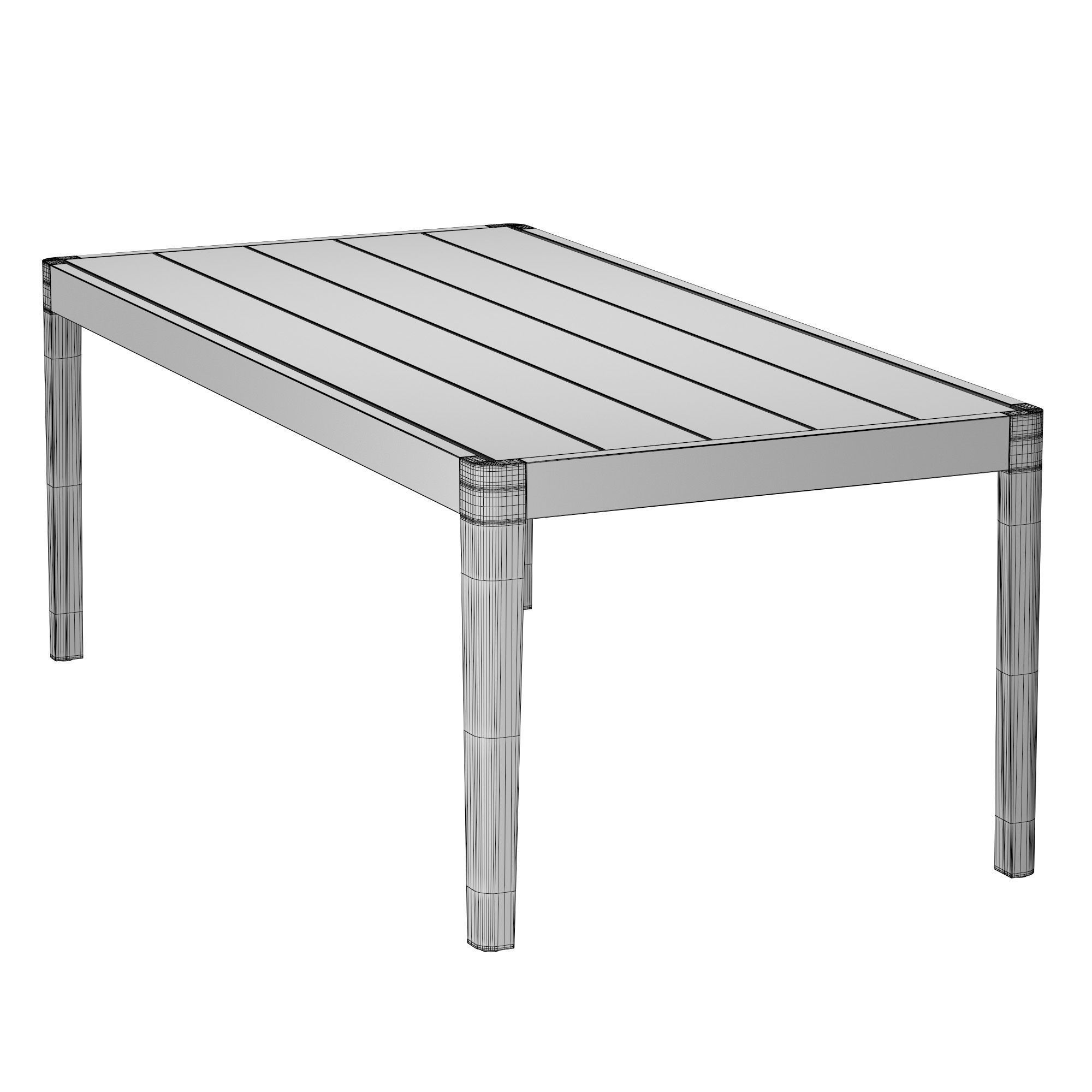 Hamilton Dining Table 79 3D model_4