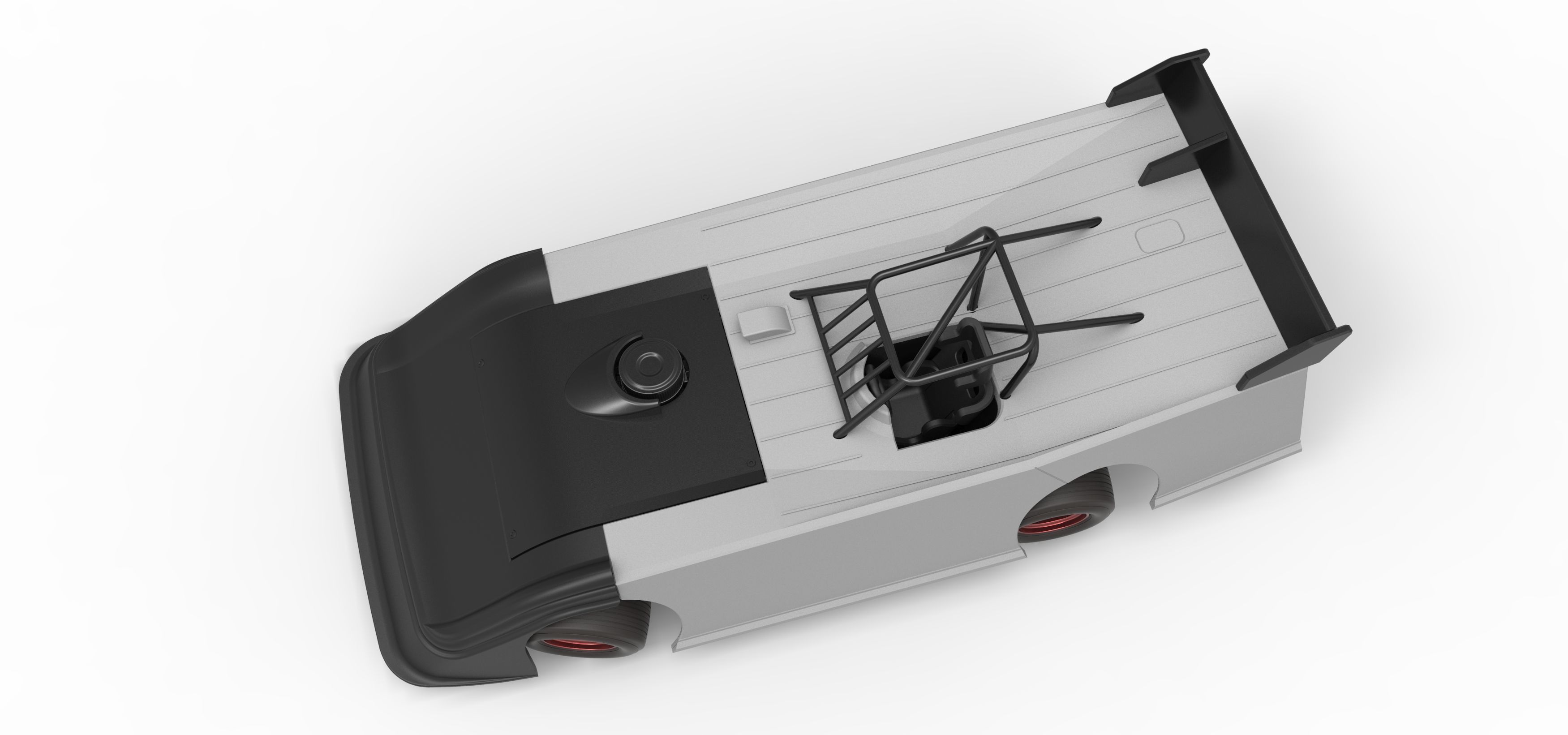 Super Dirt Late model while turning V2 Scale 1 to 25 3D print model_4