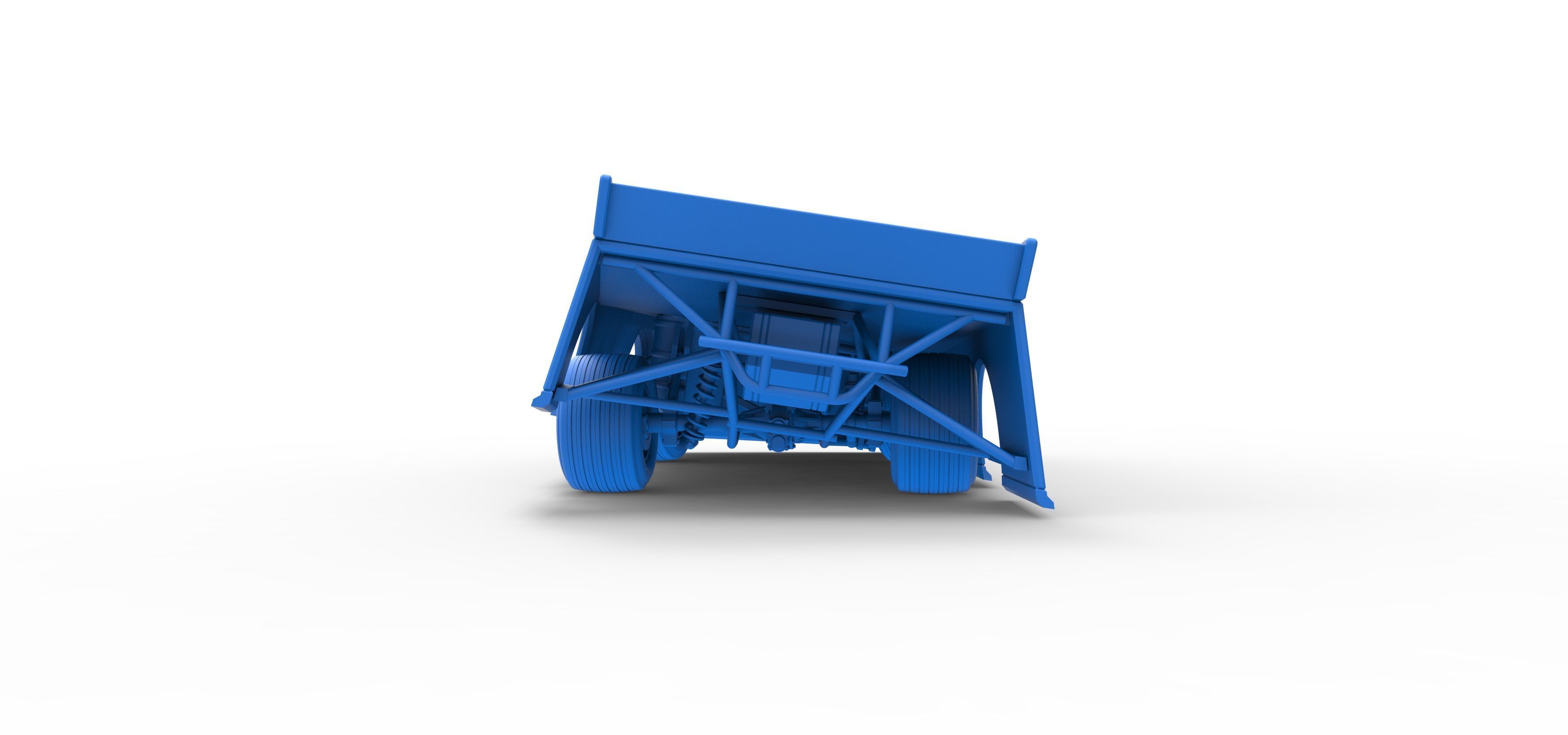 Super Dirt Late model while turning V2 Scale 1 to 25 3D print model_43