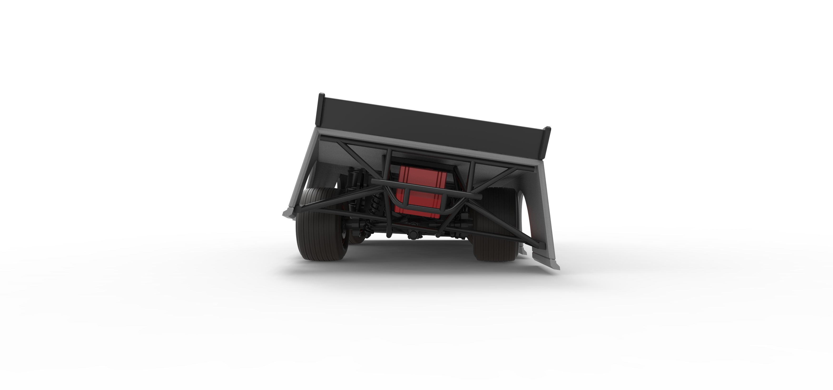 Super Dirt Late model while turning V2 Scale 1 to 25 3D print model_16