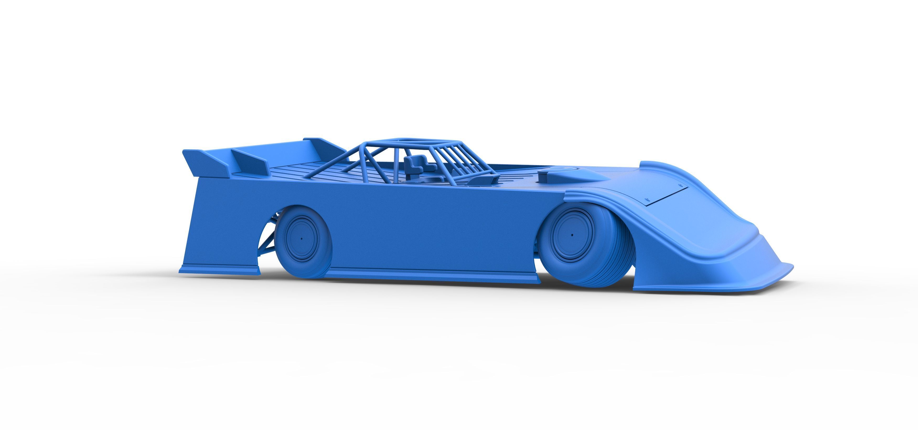 Super Dirt Late model while turning V2 Scale 1 to 25 3D print model_52