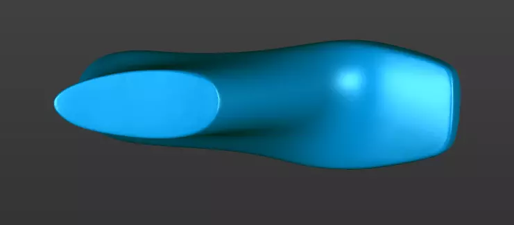 womens shoe last 3D print model_0
