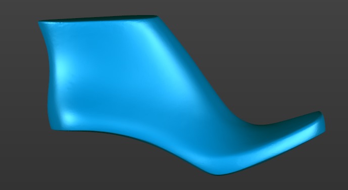 womens shoe last 3D print model_3