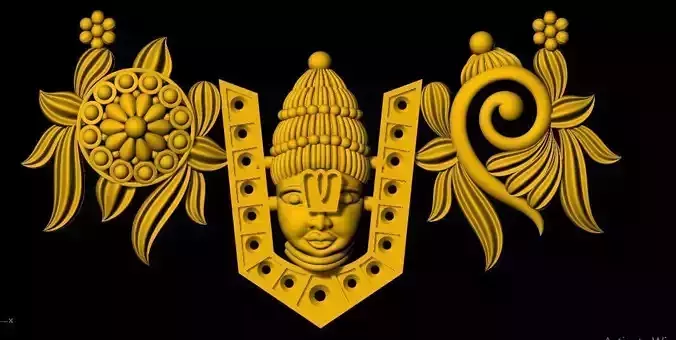 Balaji Pendant 3dm file