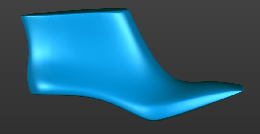 womens shoe last 3D print model_4