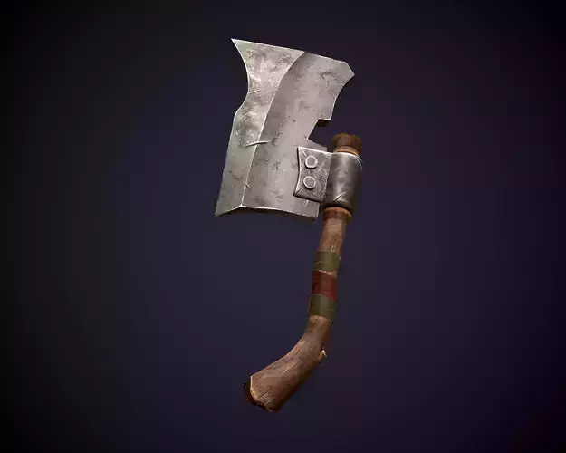 stylized Axe game ready