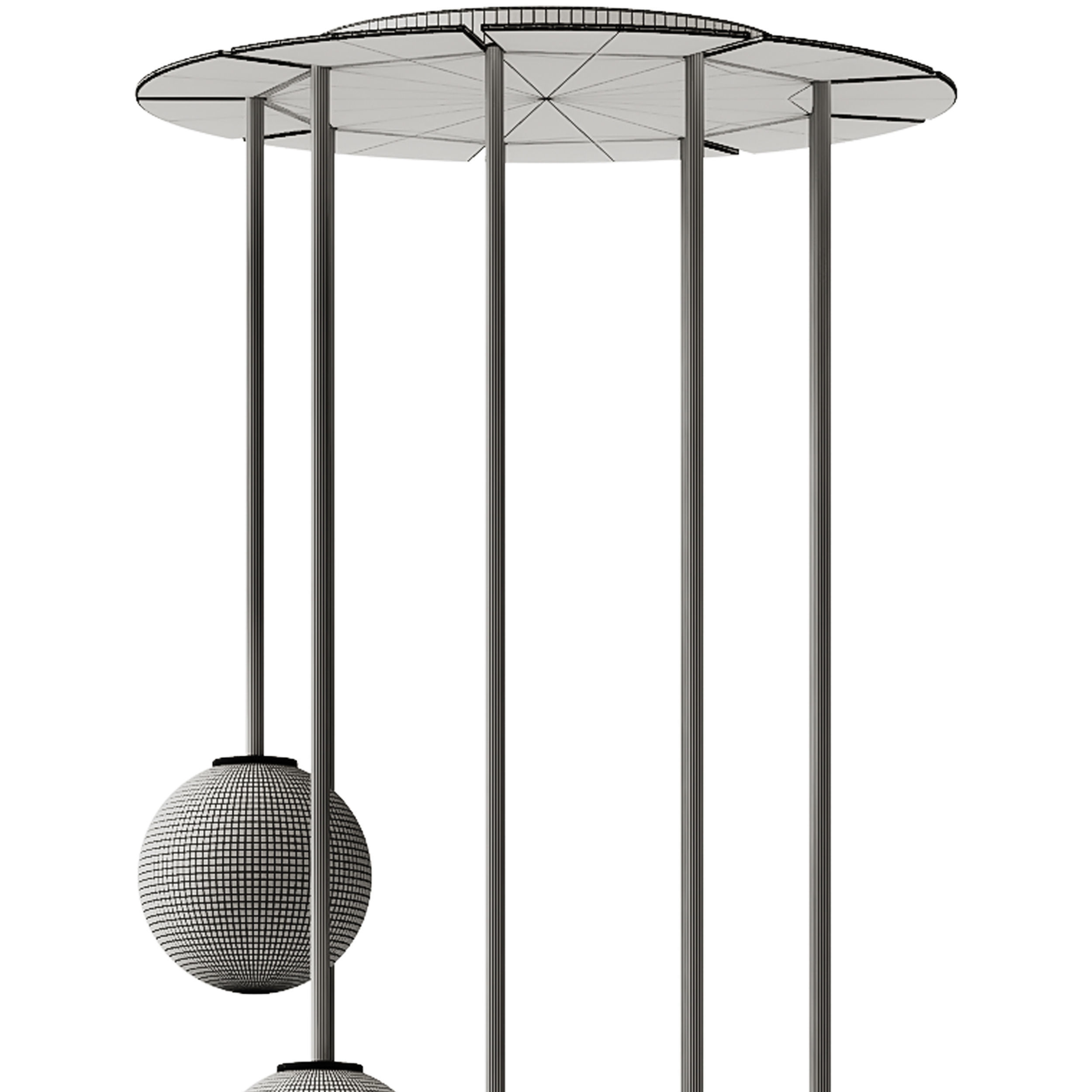 Robin Royal Pendant Chandelier 3D model_5