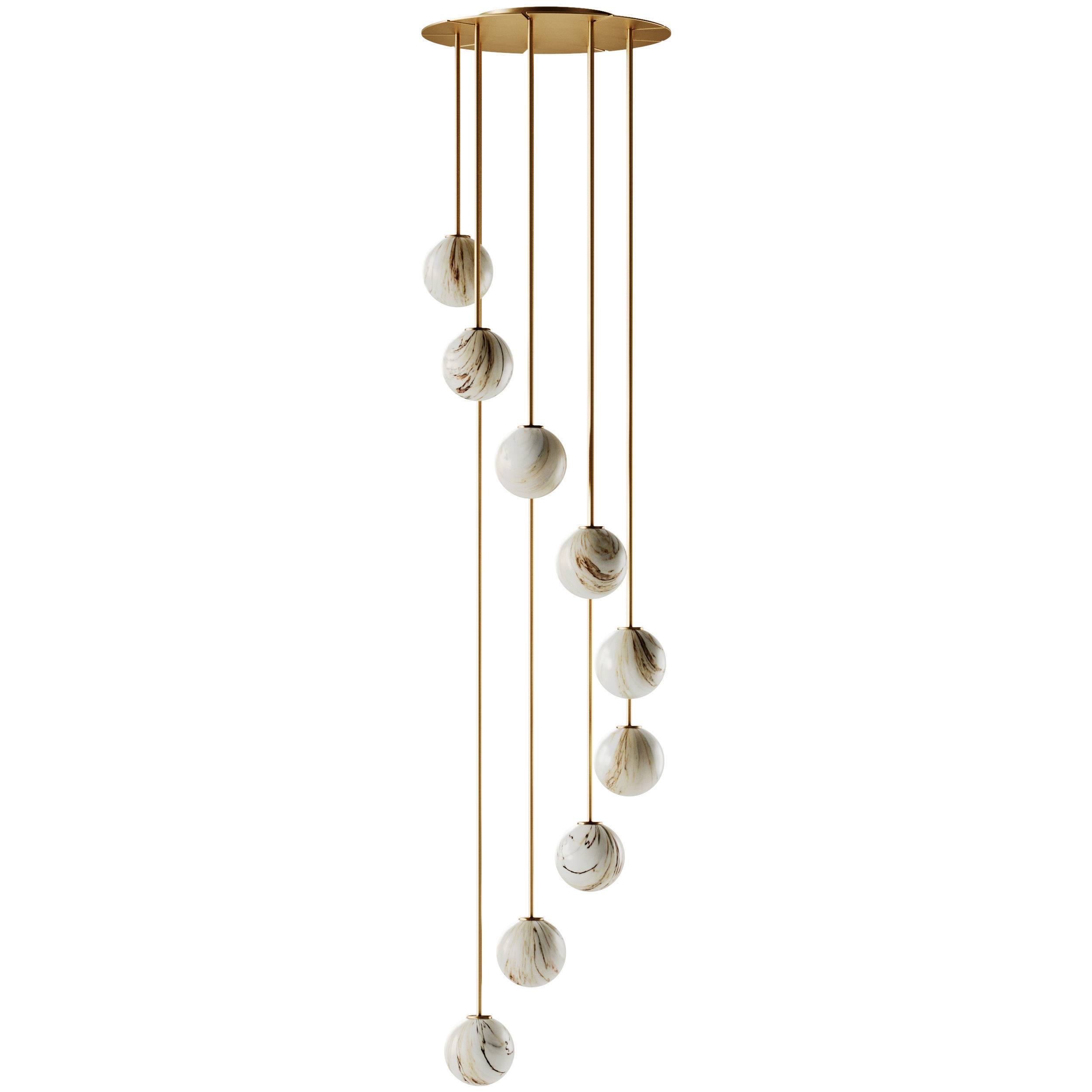 Robin Royal Pendant Chandelier 3D model_2