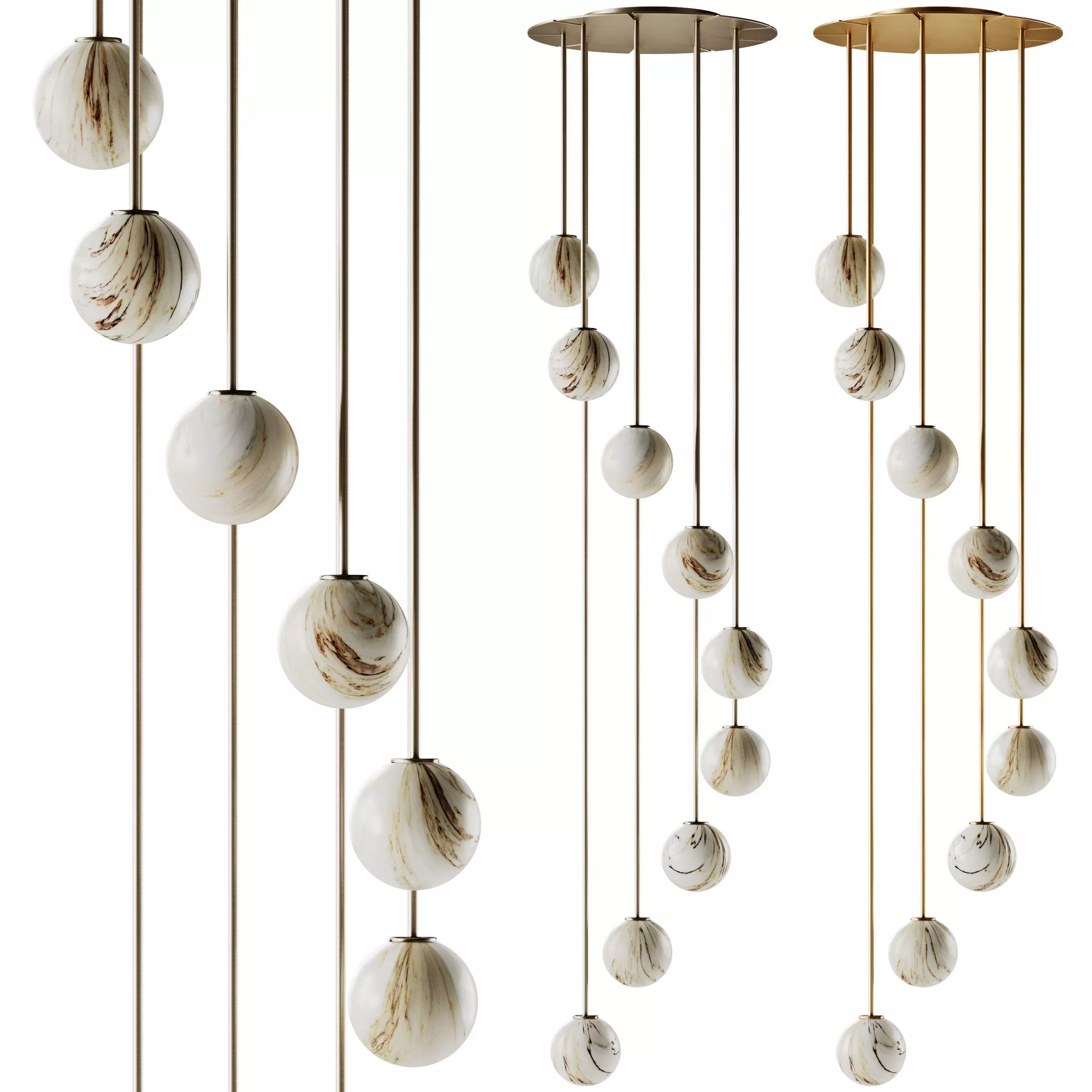 Robin Royal Pendant Chandelier 3D model_0