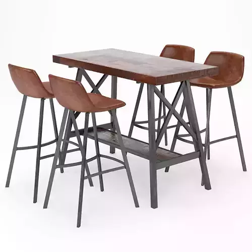 Bar Table  and Stool Sets-04