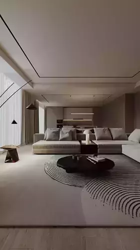 Apartment Scene 3D model