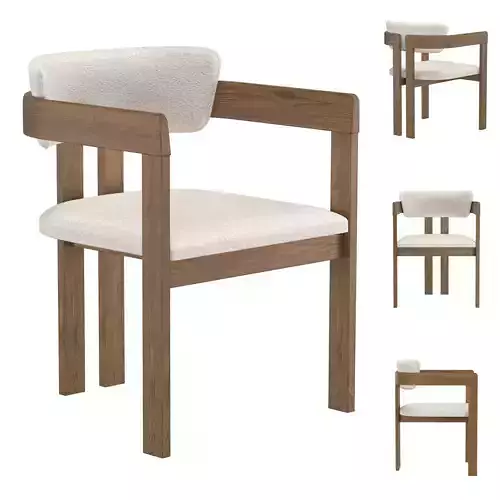 Rodin Dining Arm Chair in Natural