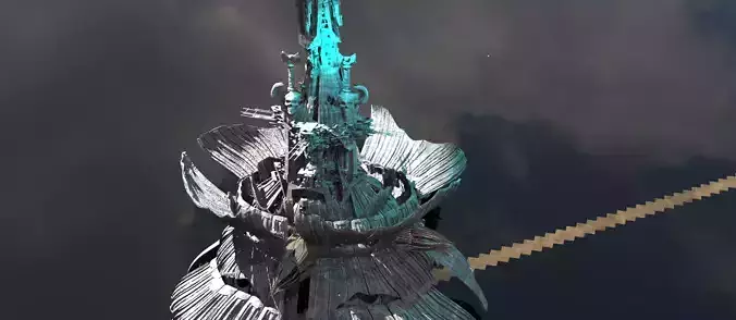 Skeletor sci fi satellite  