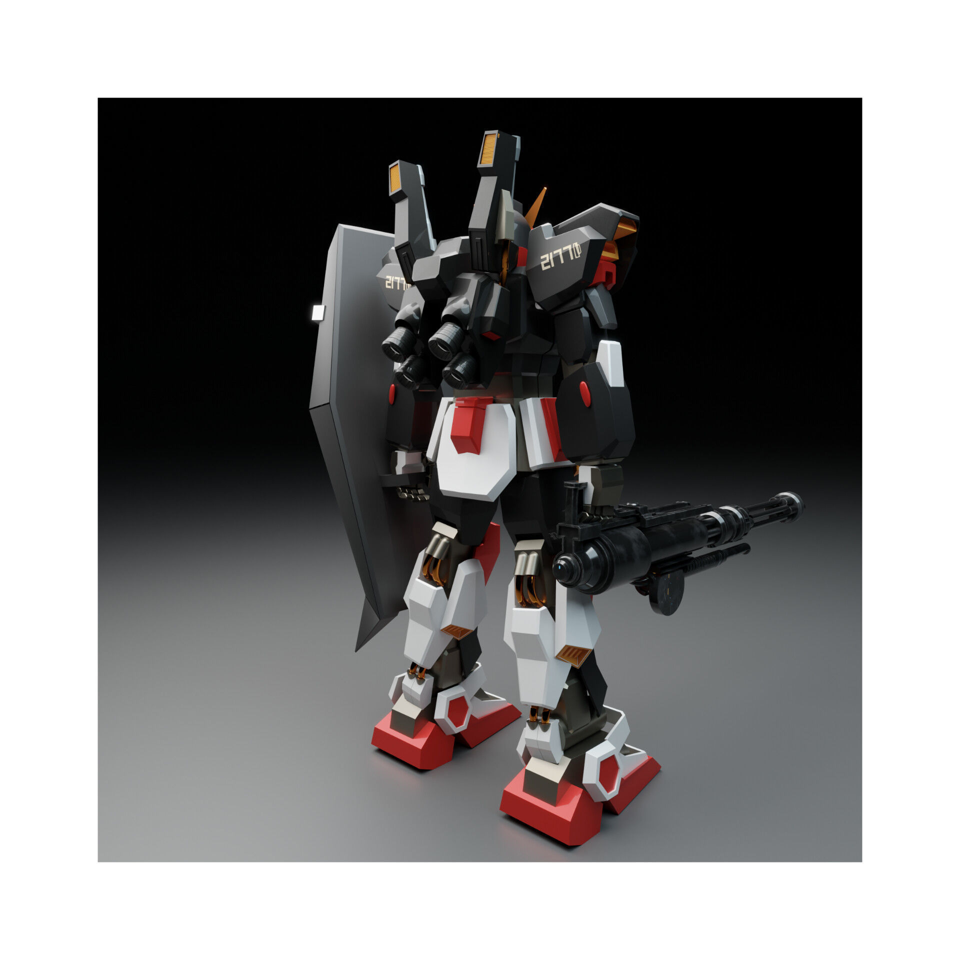 Gundam MK II 3D model_2