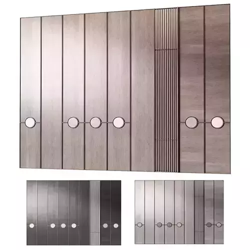 Modular wall panels 3 wood color options
