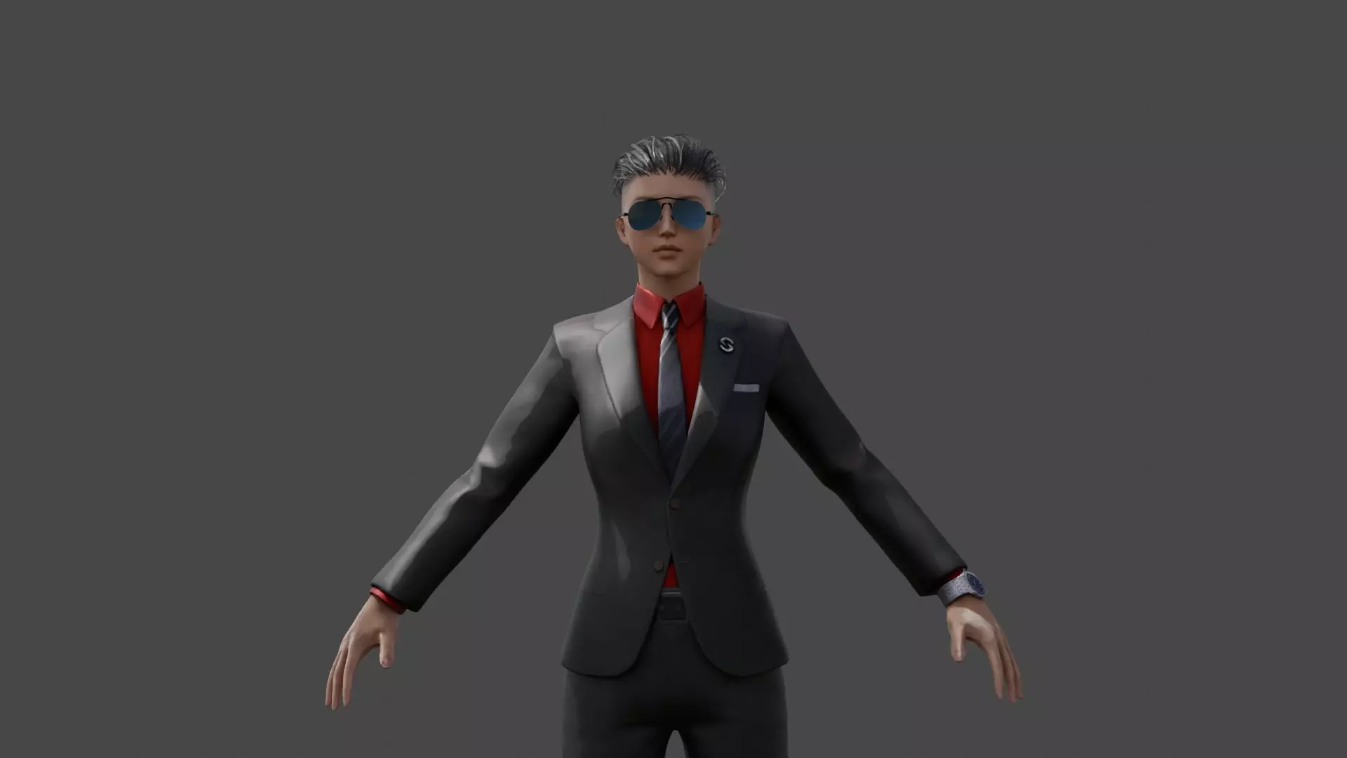 Realistic Girl 3D model_0