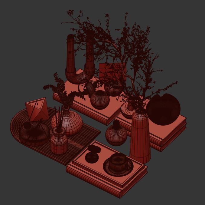 Decorative Set 09 3D model_22