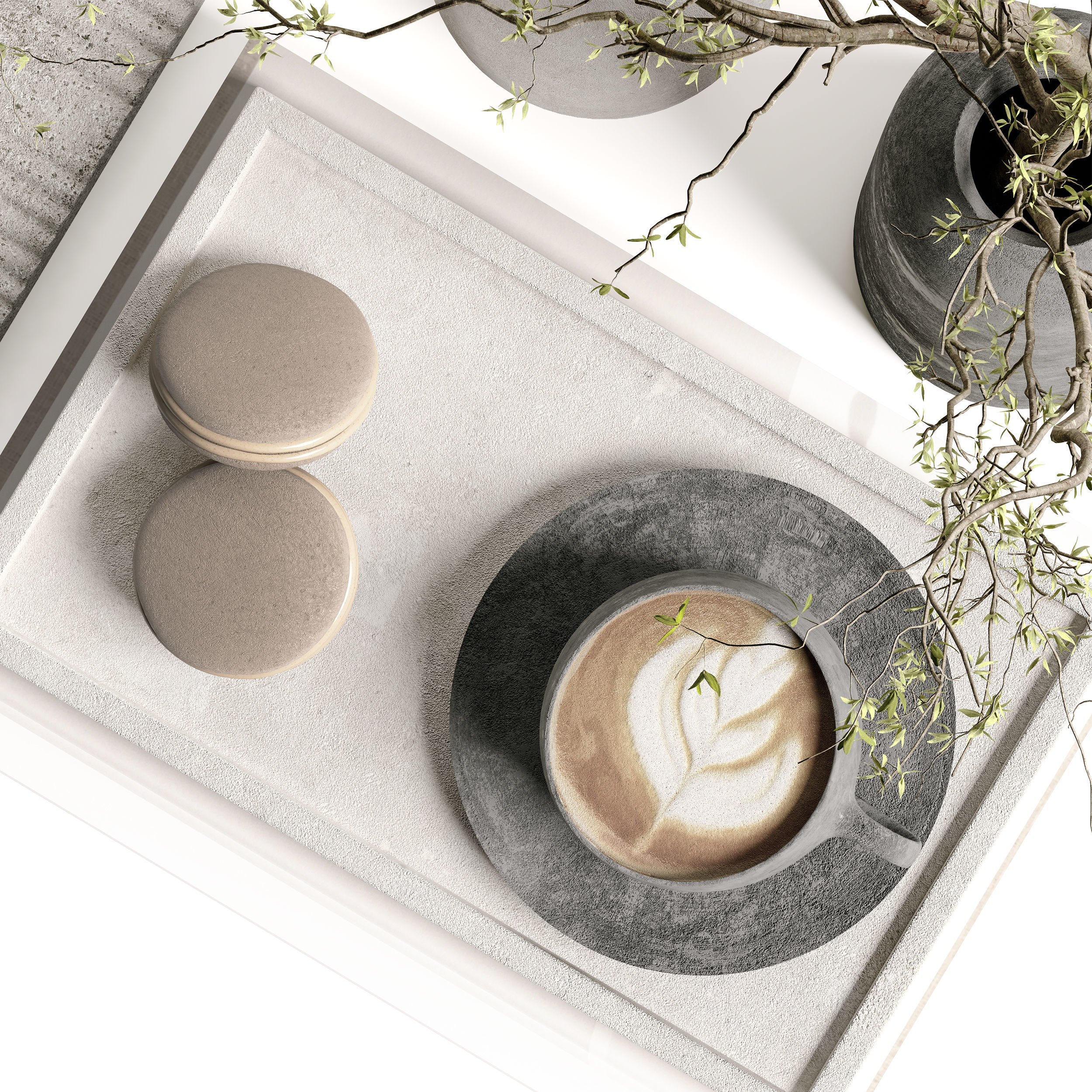 Decorative Set 09 3D model_3