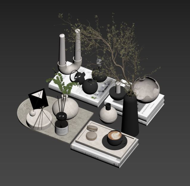 Decorative Set 09 3D model_8
