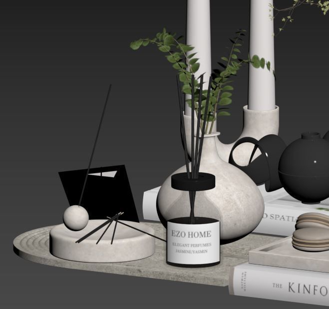 Decorative Set 09 3D model_14