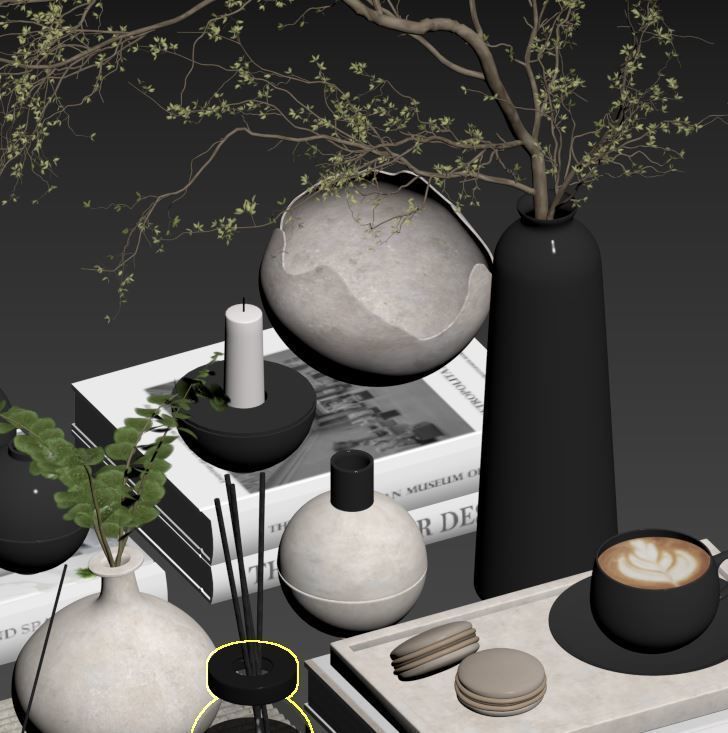 Decorative Set 09 3D model_17