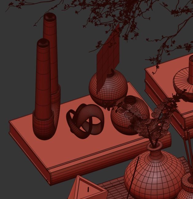 Decorative Set 09 3D model_26