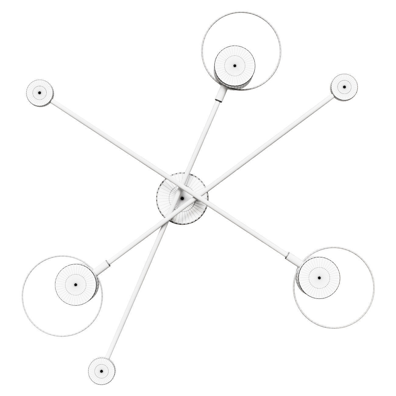 Wall lamp metal PRAGUA 3D model_1