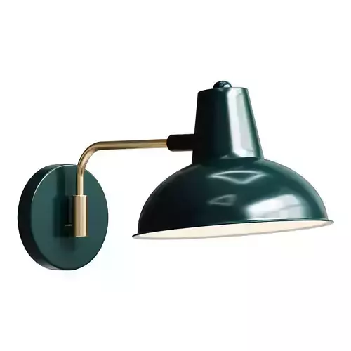 Adjustable wall lamp made of metal and brass Colota