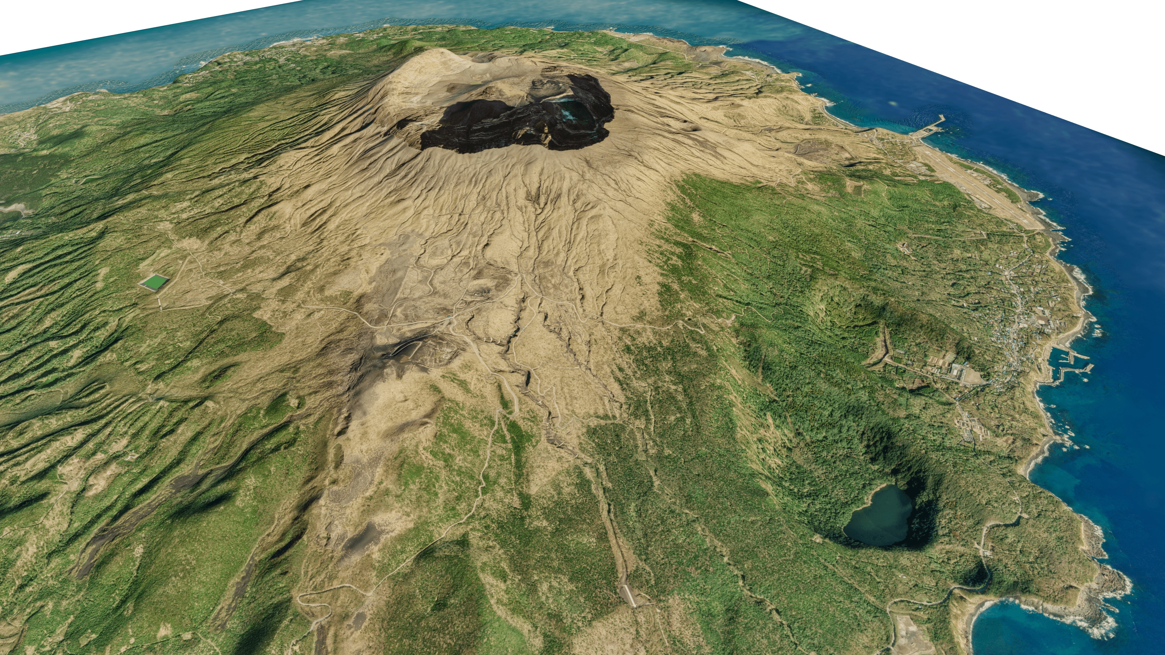 Miyake Island 3d model terrain 3D model_4