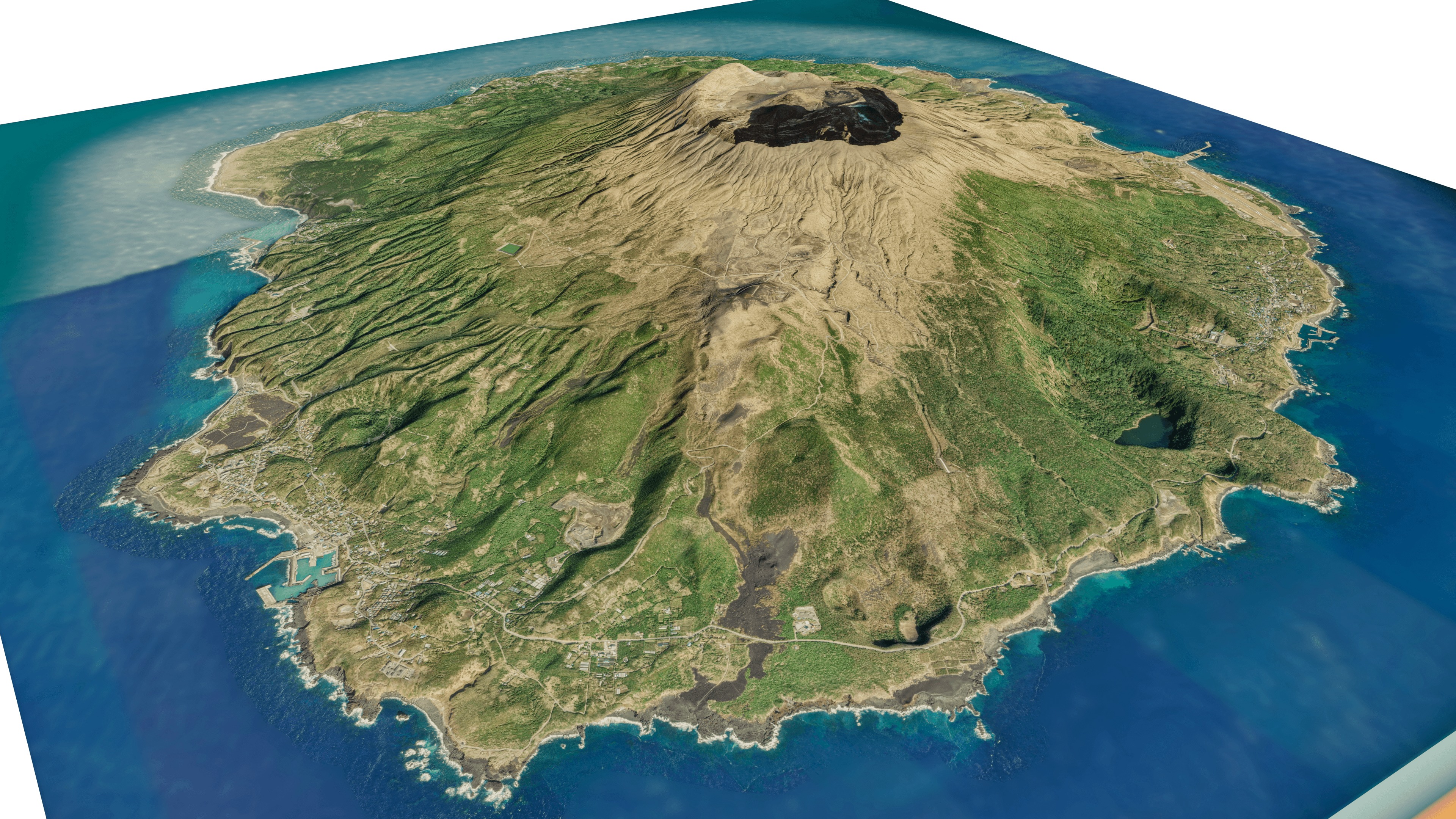 Miyake Island 3d model terrain 3D model_7