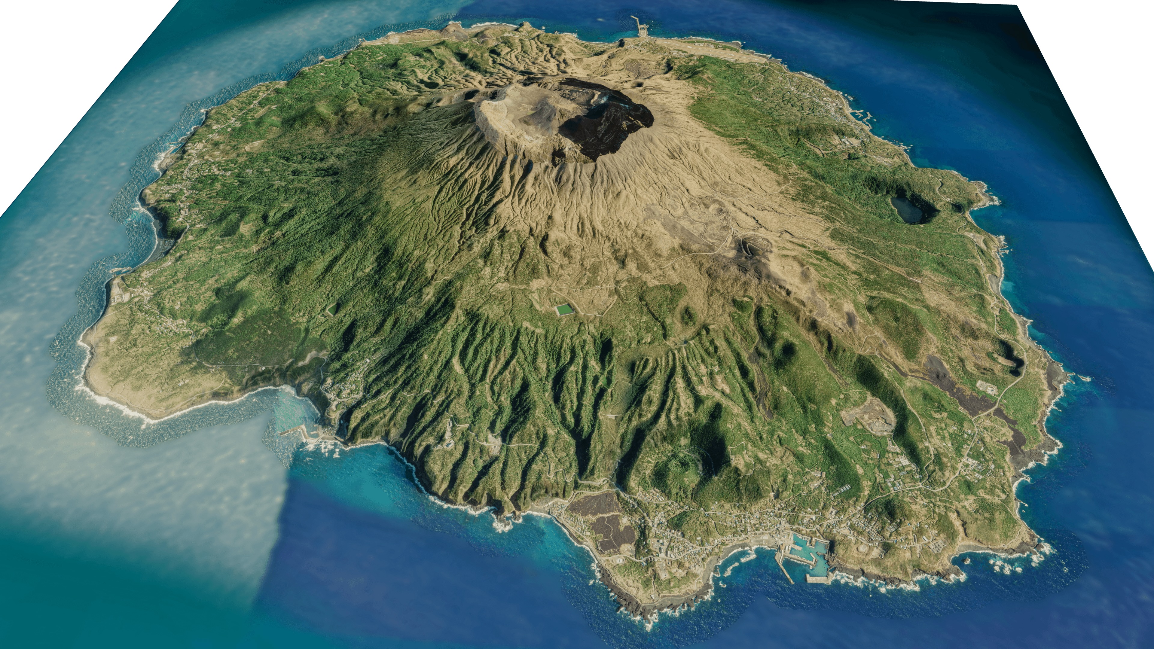 Miyake Island 3d model terrain 3D model_8