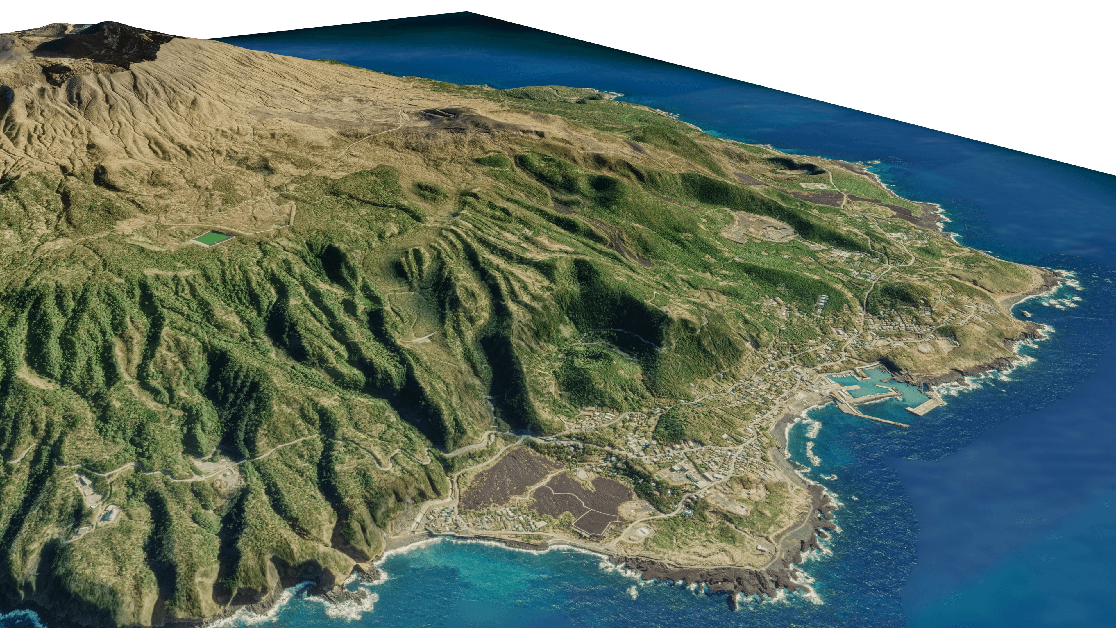 Miyake Island 3d model terrain 3D model_10