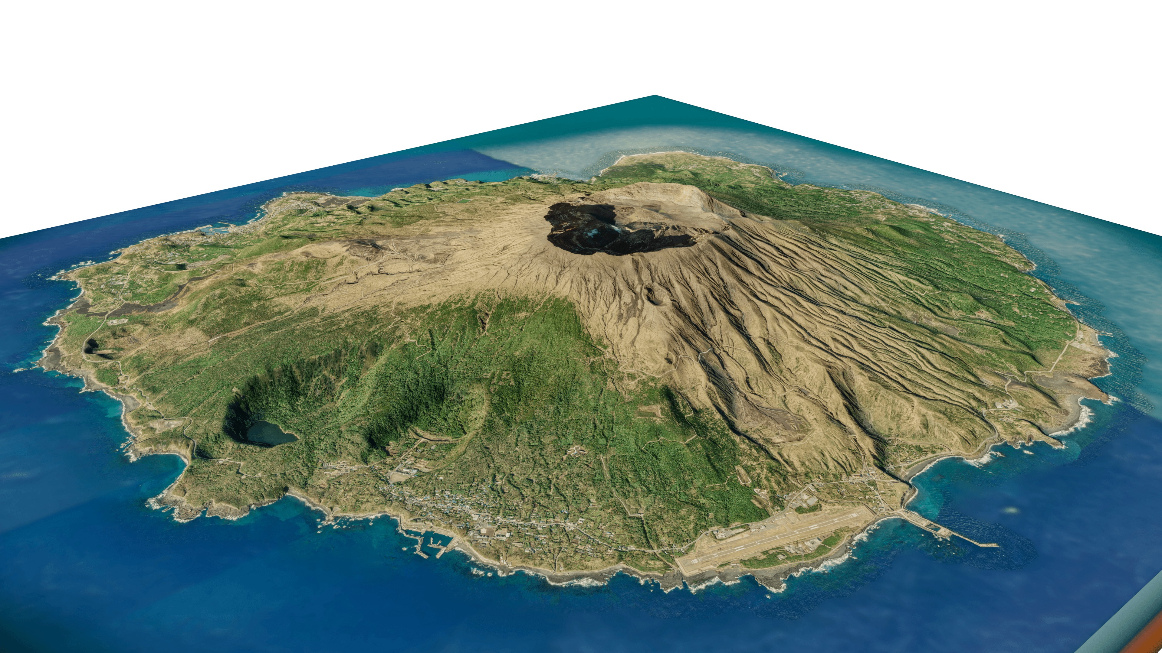 Miyake Island 3d model terrain 3D model_6