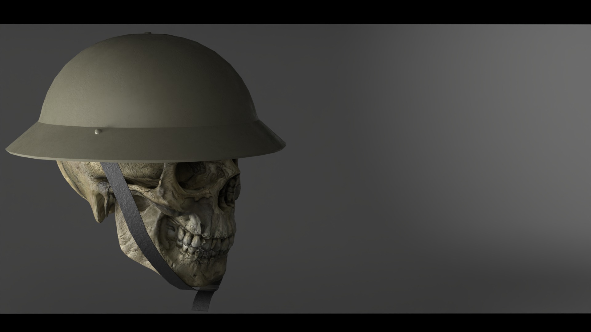 British helmet MKII MK2 ww2 Low-poly 3D model_4