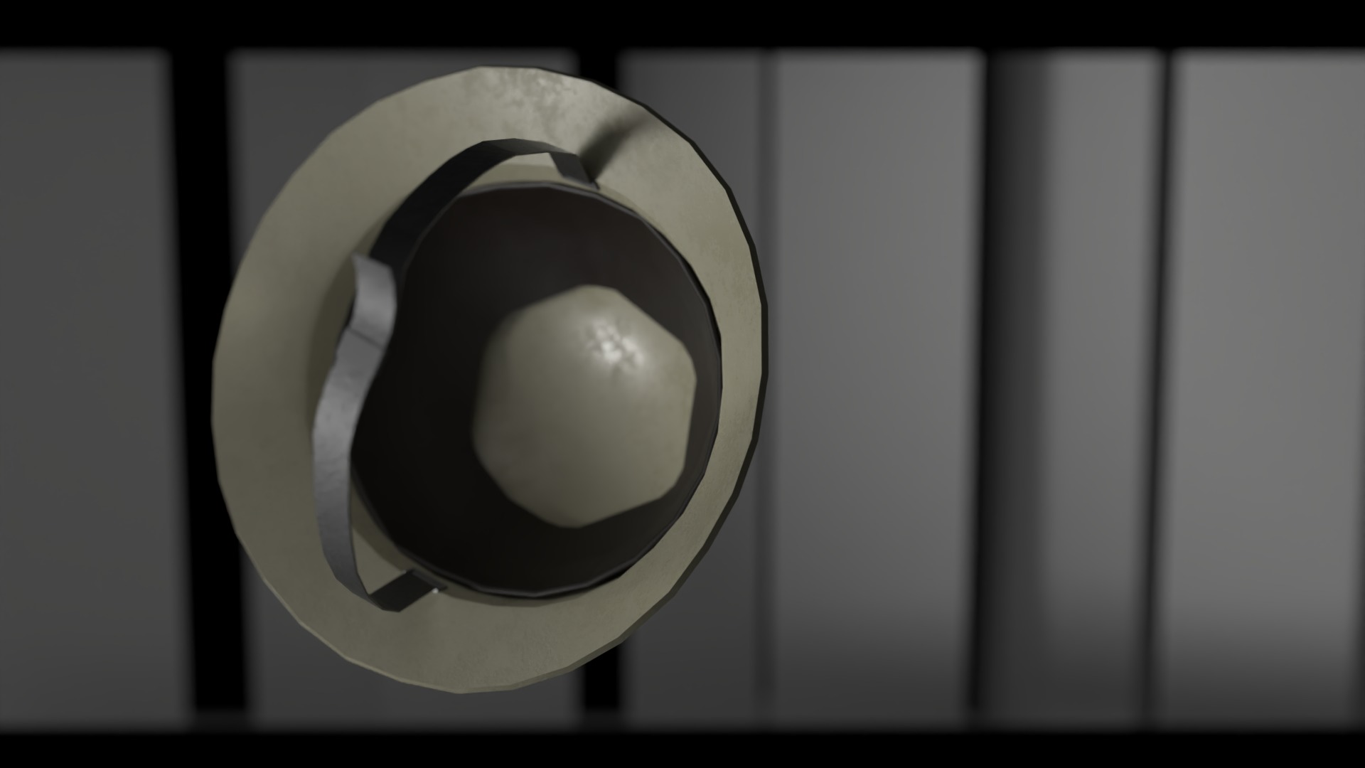 British helmet MKII MK2 ww2 Low-poly 3D model_7