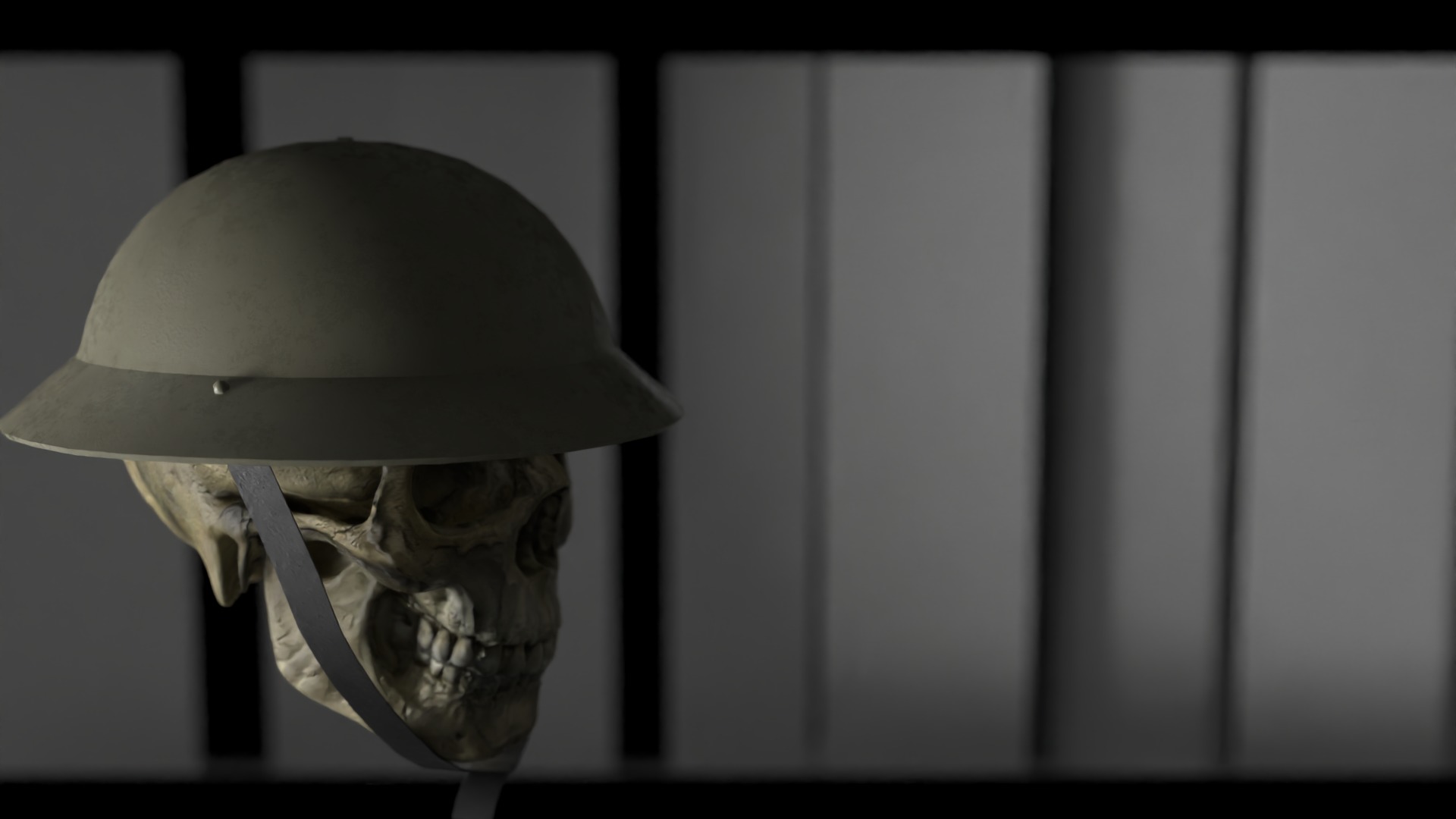 British helmet MKII MK2 ww2 Low-poly 3D model_1