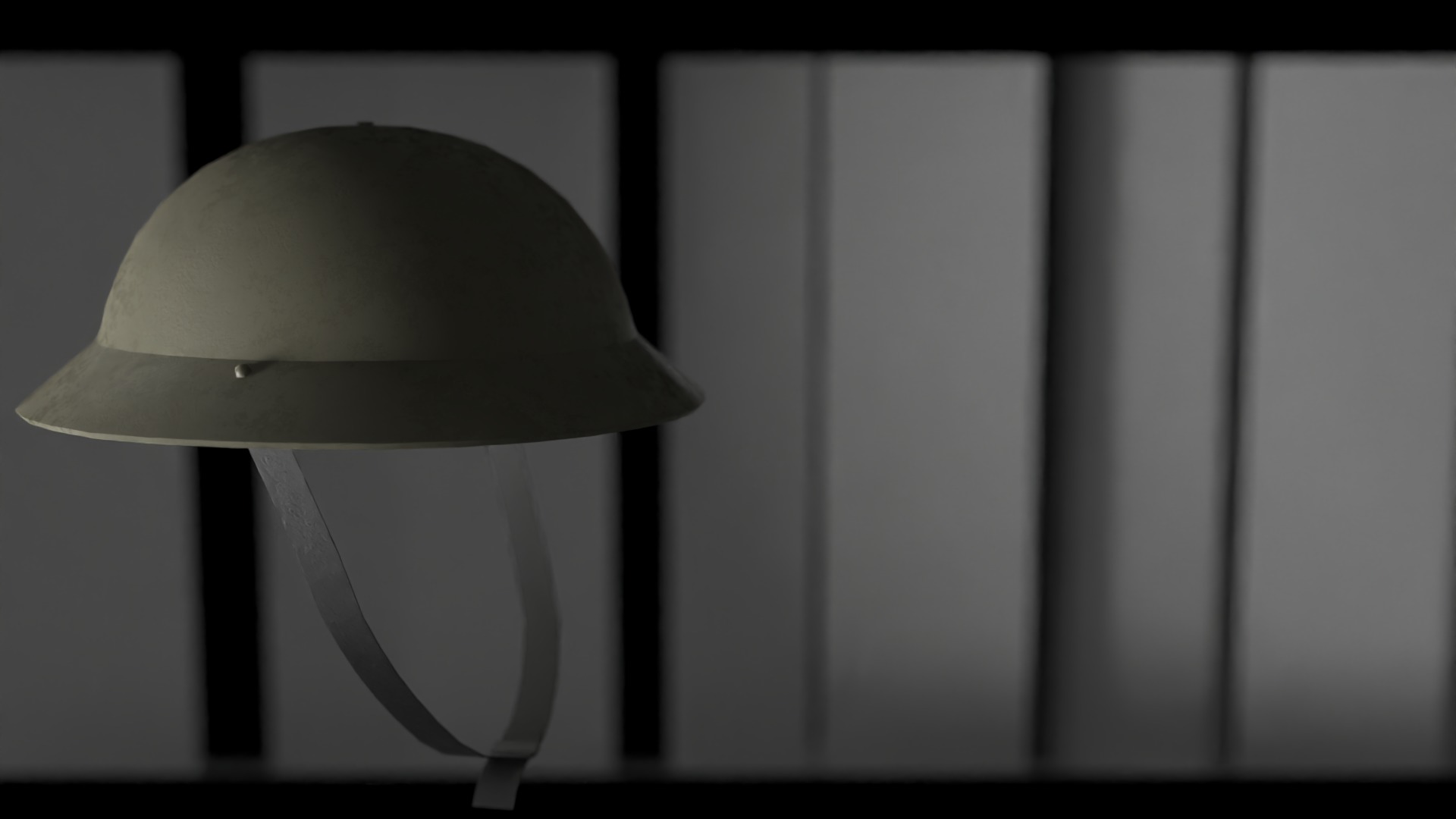 British helmet MKII MK2 ww2 Low-poly 3D model_5