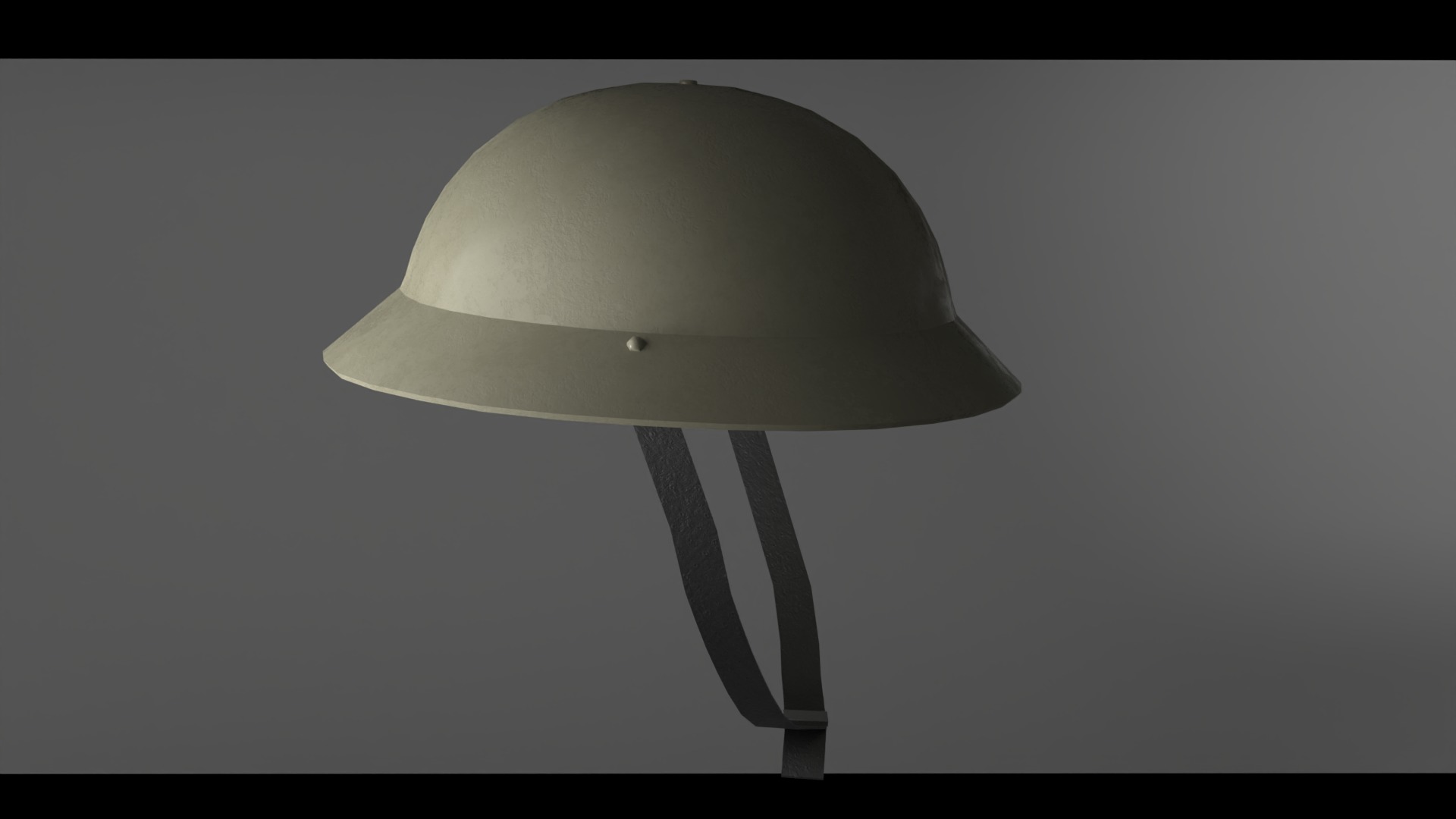 British helmet MKII MK2 ww2 Low-poly 3D model_2
