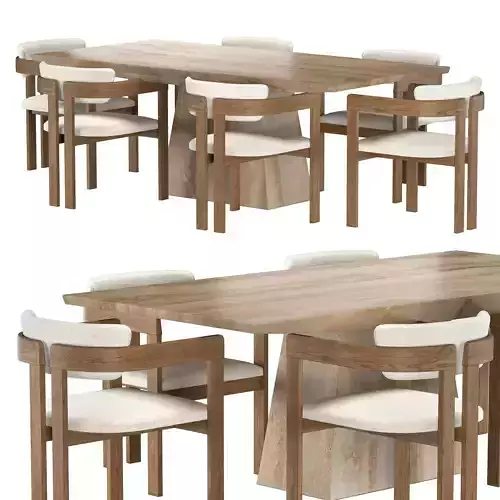 Rodin Dining Chair Ilaria Dining Table