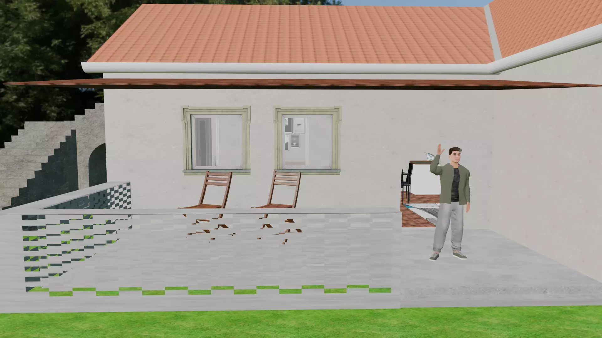 Oldes house 3D model_0