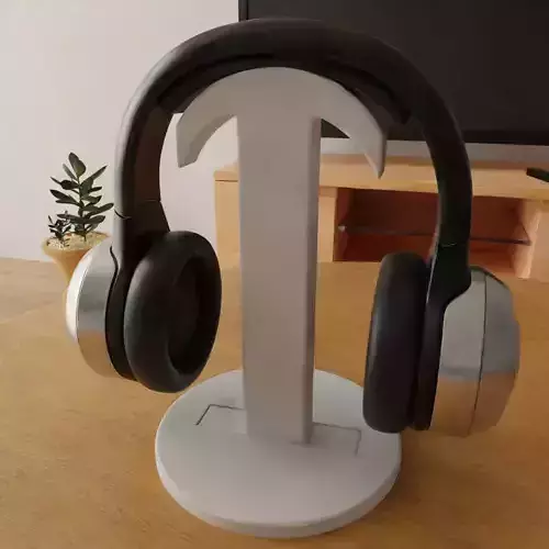 headphone holder stand letter i