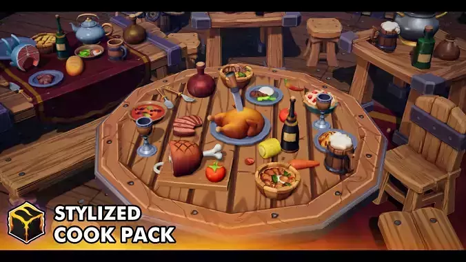 Stylized Cook Pack - Unreal Engine Asset Pack 