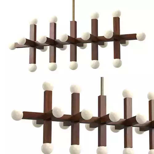 Union 5 Chandelier 3D model