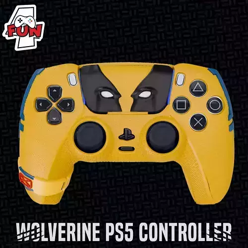 Wolverine Skin For PS5 controller Decorative