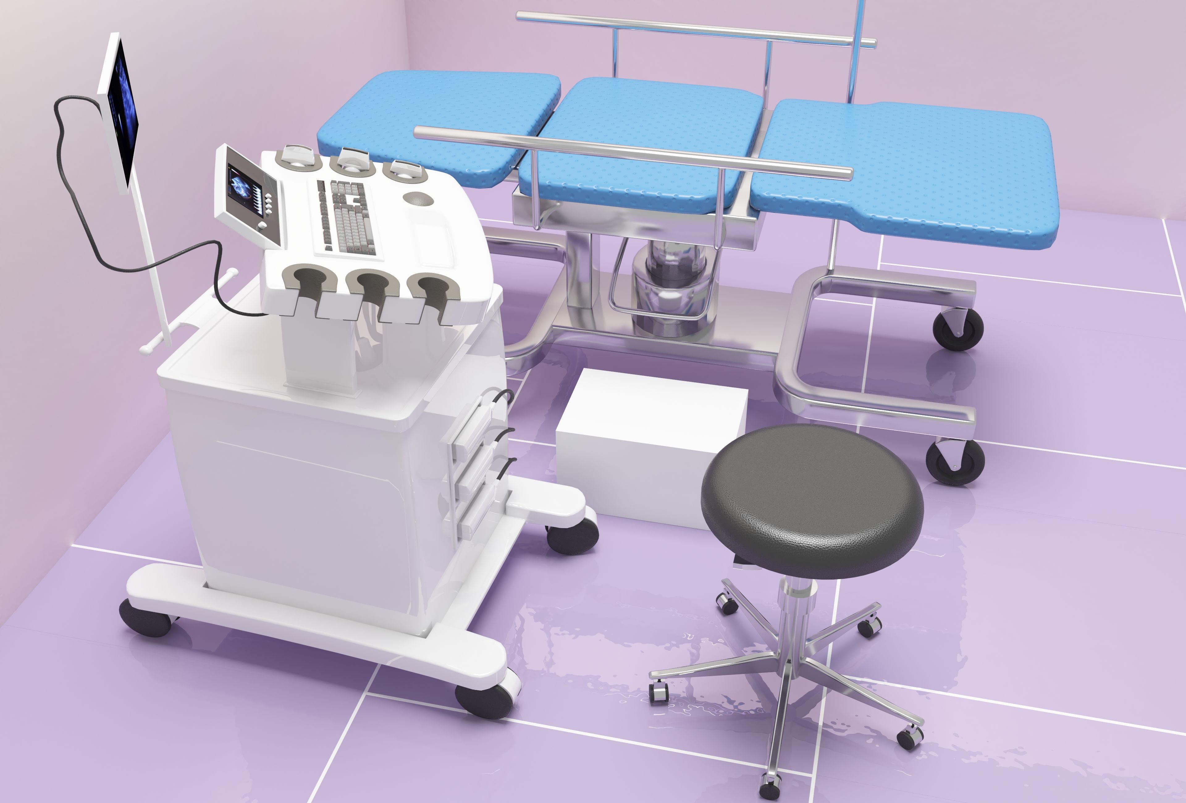 Ultrasound Room 3 - 4K 3D model_6
