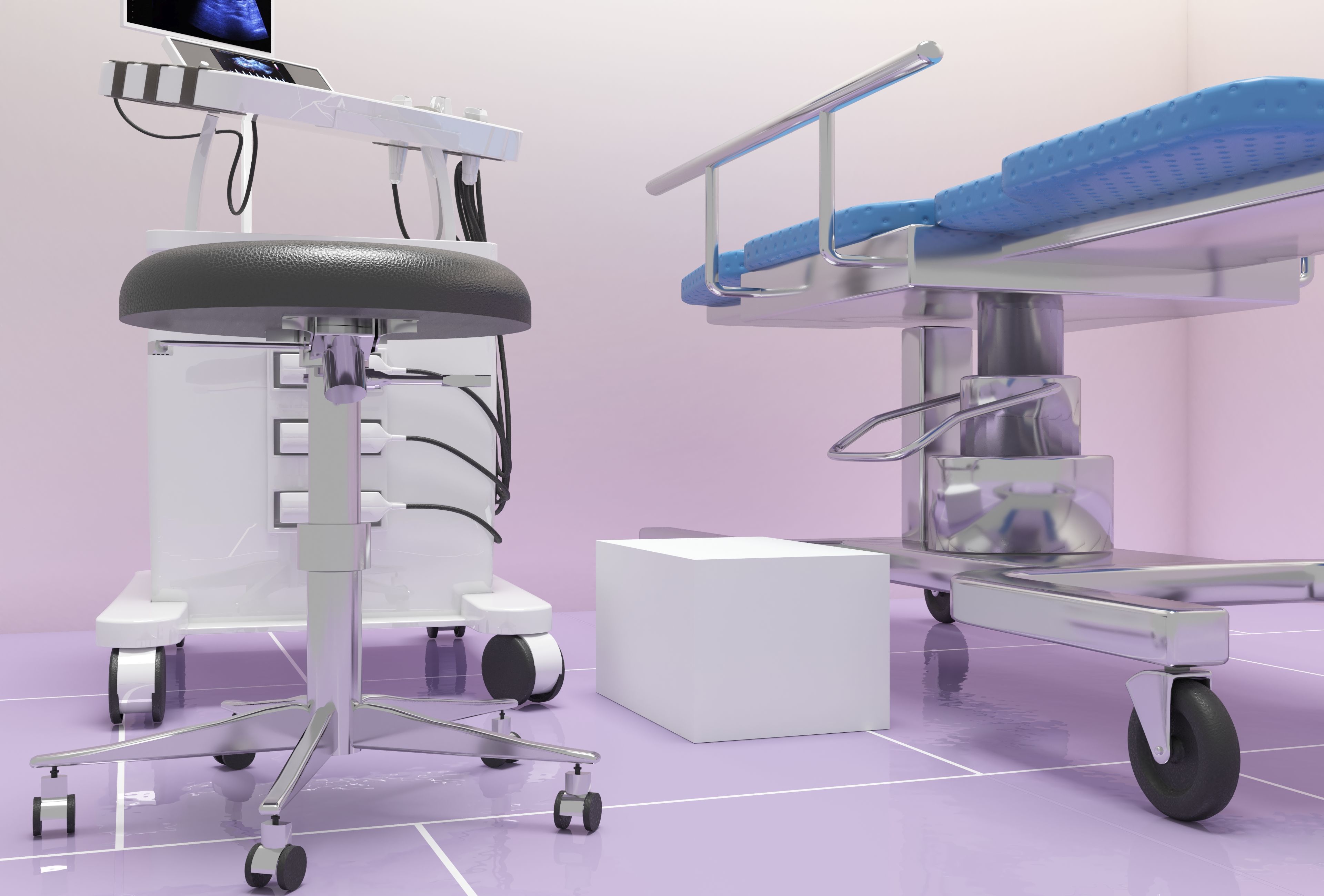 Ultrasound Room 3 - 4K 3D model_5