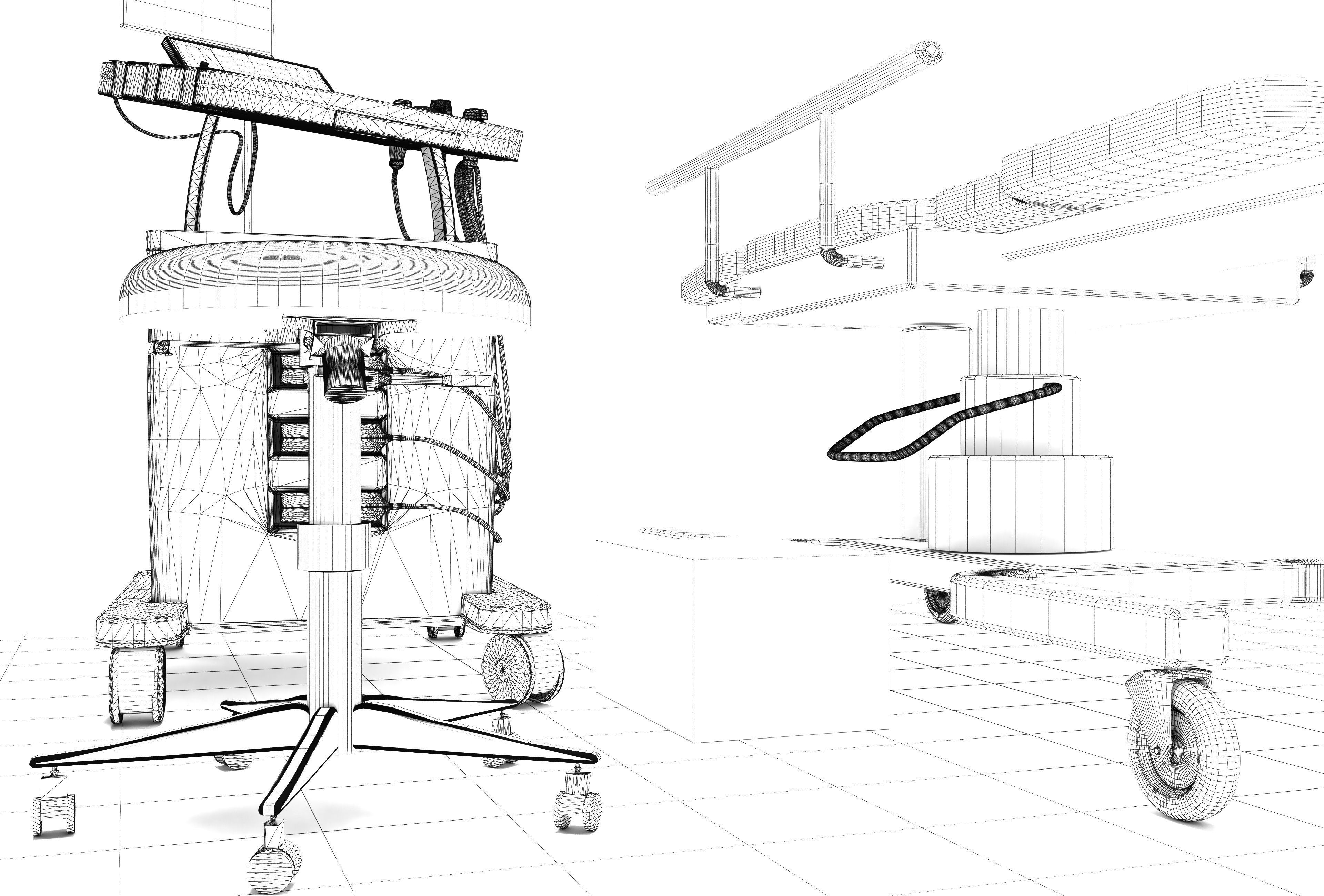 Ultrasound Room 3 - 4K 3D model_10