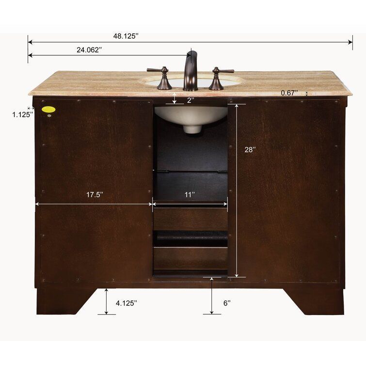 Bull Oglesby Single Bathroom Vanity Set 3D model_6